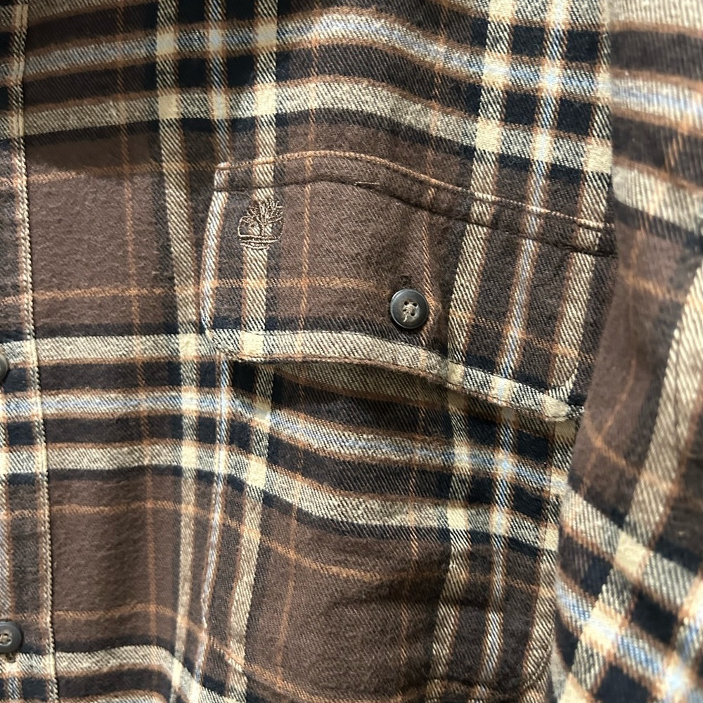 Timberland Brown Plaid Flannel Button-Up Long Sleeve Shirt
Size 2XL - Picture 2 of 5